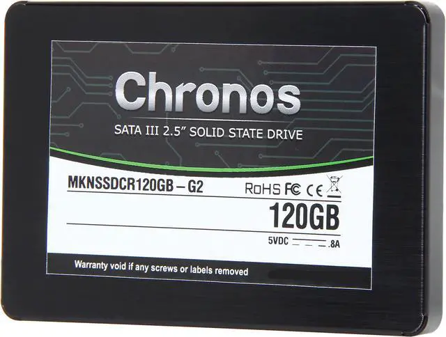 Main image of Mushkin Enhanced Chronos 2.5" 120GB SATA III MLC Internal Solid State Drive (SSD) MKNSSDCR120GB-G2