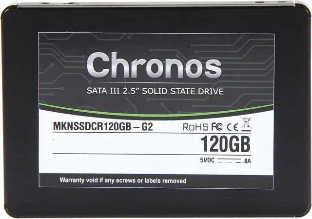 Alt view image 2 of 5 - Mushkin Enhanced Chronos 2.5" 120GB SATA III MLC Internal Solid State Drive (SSD) MKNSSDCR120GB-G2