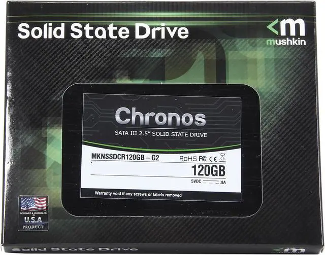 Alt view image 5 of 5 - Mushkin Enhanced Chronos 2.5" 120GB SATA III MLC Internal Solid State Drive (SSD) MKNSSDCR120GB-G2