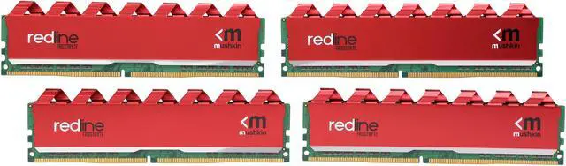 Main image of Mushkin Enhanced Redline 32GB (4 x 8GB) DDR4 3000 (PC4 24000) Memory (Desktop Memory) Model 994205F