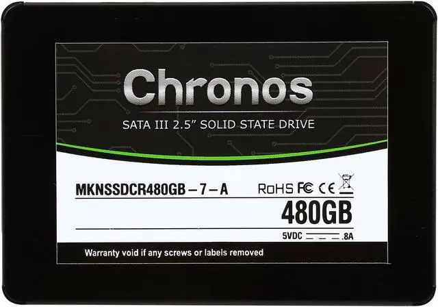 Alt view image 2 of 5 - Mushkin Enhanced Chronos 2.5" 480GB SATA III Internal Solid State Drive (SSD) MKNSSDCR480GB-7-A