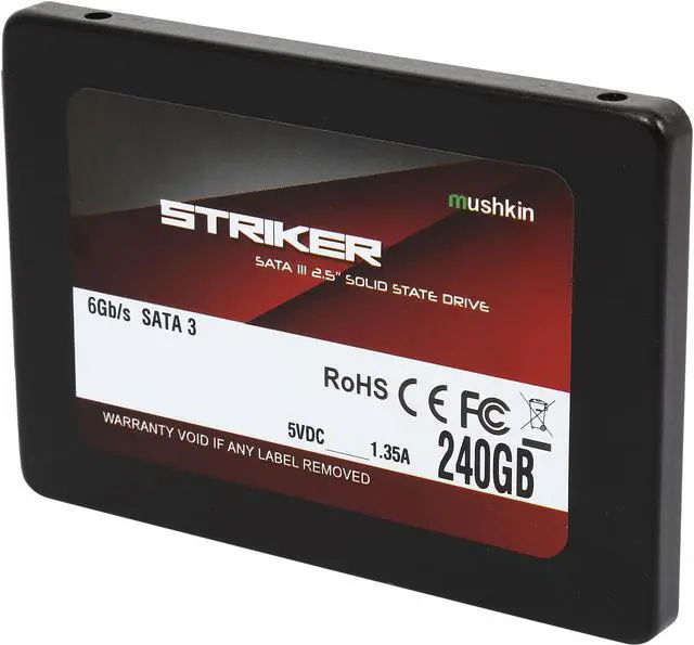 Main image of Mushkin Enhanced Striker 2.5" 240GB SATA III MLC Internal Solid State Drive (SSD) MKNSSDST240GB