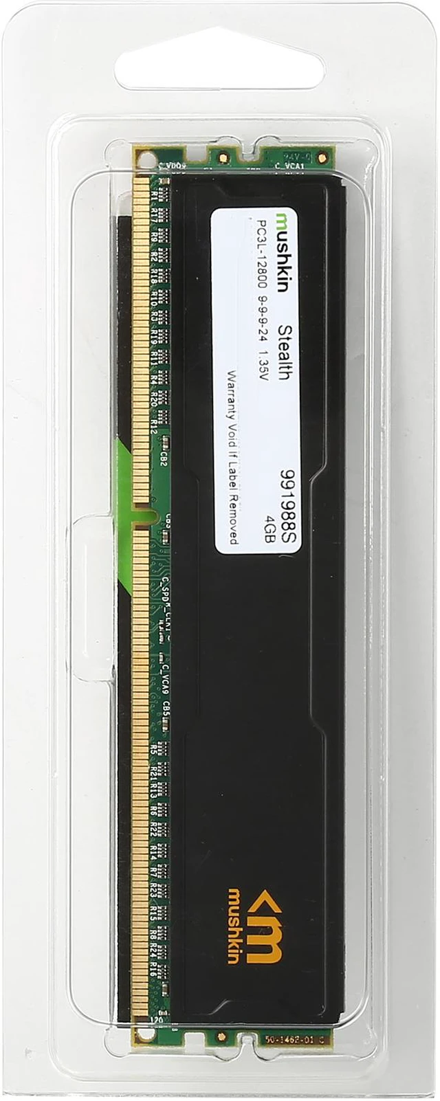 Mushkin Mushkin Enhanced Stealth 4GB DDR3L 1600 (PC3L 12800) Desktop Memory ...