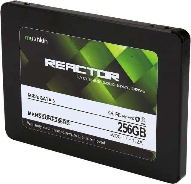 Main image of Mushkin Enhanced Reactor 2.5" 256GB SATA III MLC Internal Solid State Drive (SSD) MKNSSDRE256GB