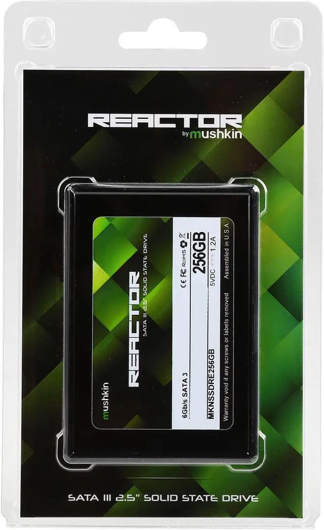 Alt view image 5 of 5 - Mushkin Enhanced Reactor 2.5" 256GB SATA III MLC Internal Solid State Drive (SSD) MKNSSDRE256GB