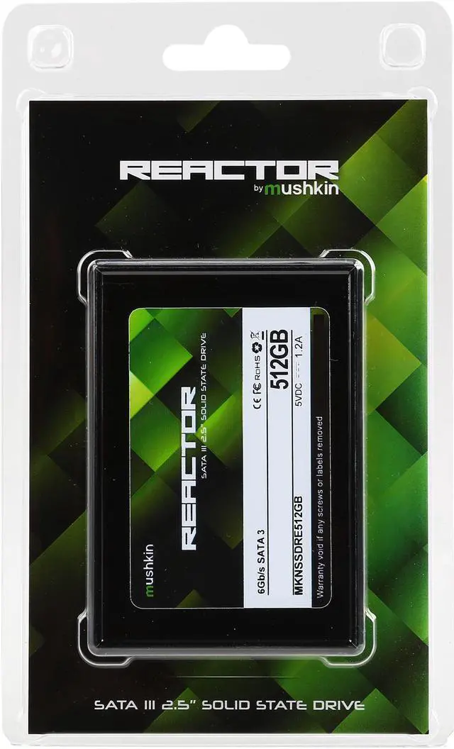 Alt view image 6 of 5 - Mushkin Enhanced Reactor 2.5" 512GB SATA III MLC Internal Solid State Drive (SSD) MKNSSDRE512GB