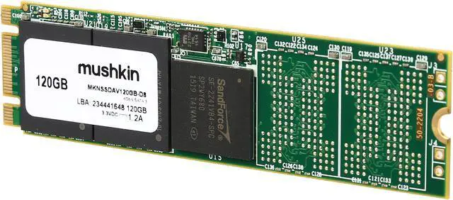 Main image of Mushkin Enhanced Atlas Vital M.2 2280 120GB SATA III MLC Internal Solid State Drive (SSD) MKNSSDAV120GB-D8
