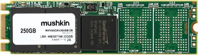 Alt view image 2 of 4 - Mushkin Enhanced Atlas Vital M.2 2280 250GB SATA III MLC Internal Solid State Drive (SSD) MKNSSDAV250GB-D8