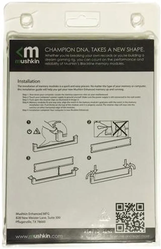 Alt view image 7 of 8 - Mushkin Enhanced Redline 8GB (2 x 4GB) DDR4 2400 (PC4 19200) Desktop Memory Model 997190T