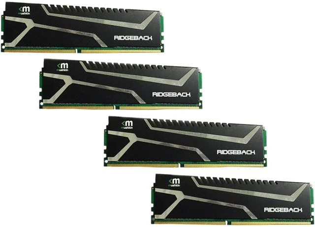Main image of Mushkin Enhanced Blackline 32GB (4 x 8GB) DDR4 2133 (PC4 17000) Desktop Memory Model 994197T