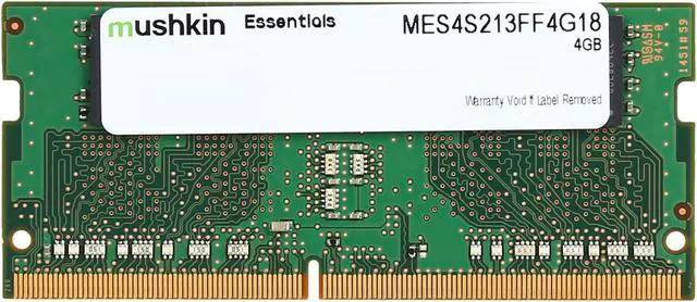Main image of Mushkin Enhanced Essentials 4GB 260-Pin DDR4 SO-DIMM DDR4 2133 (PC4 17000) Laptop Memory Model MES4S213FF4G18