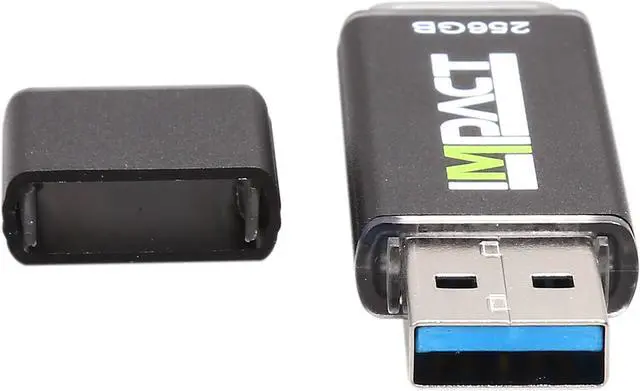 Alt view image 2 of 5 - Mushkin 256GB Impact USB 3.0 (MLC NAND) Flash Drive Model MKNUFDIM256GB