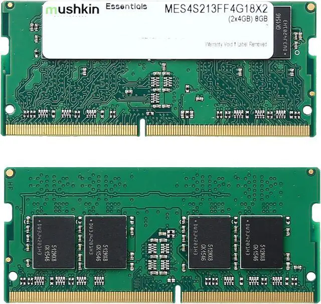 Alt view image 2 of 3 - Mushkin Enhanced Essentials 8GB (2 x 4GB) 260-Pin DDR4 SO-DIMM DDR4 2133 (PC4 17000) Laptop Memory Model MES4S213FF4G18X2