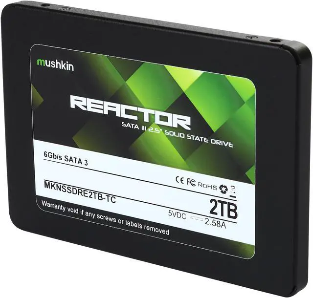 Main image of Mushkin Enhanced Reactor TC 2.5" 2TB SATA III MLC Internal Solid State Drive (SSD) MKNSSDRE2TB-TC
