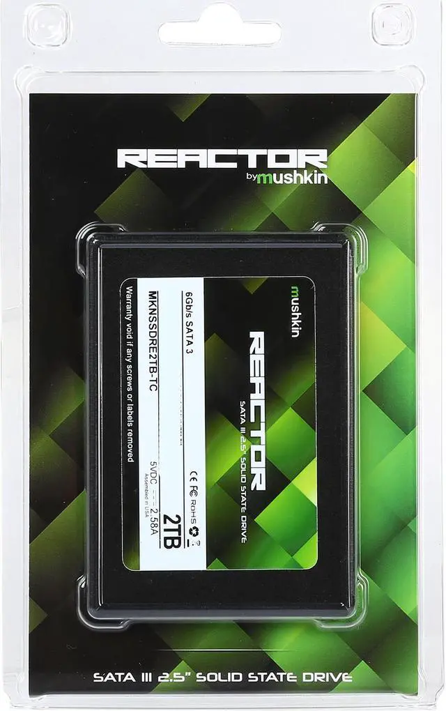 Alt view image 5 of 5 - Mushkin Enhanced Reactor TC 2.5" 2TB SATA III MLC Internal Solid State Drive (SSD) MKNSSDRE2TB-TC
