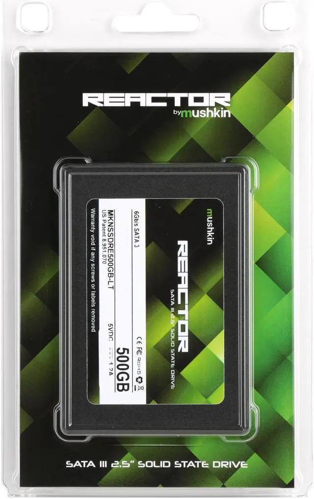 Alt view image 5 of 5 - Mushkin Enhanced Reactor LT 2.5" 500GB SATA III MLC Internal Solid State Drive (SSD) MKNSSDRE500GB-LT