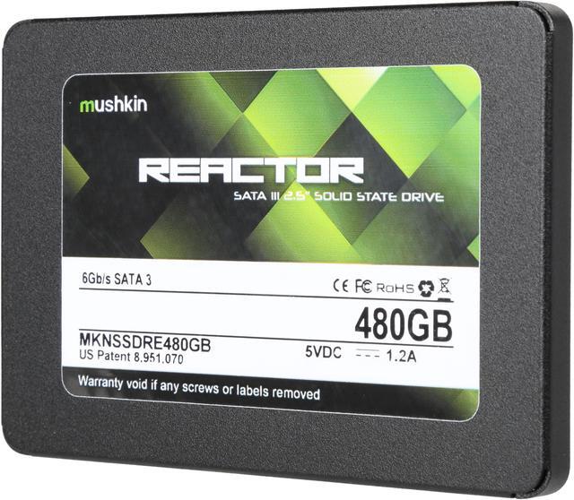 Main image of Mushkin Enhanced Reactor 2.5" 480GB SATA III MLC Internal Solid State Drive (SSD) MKNSSDRE480GB