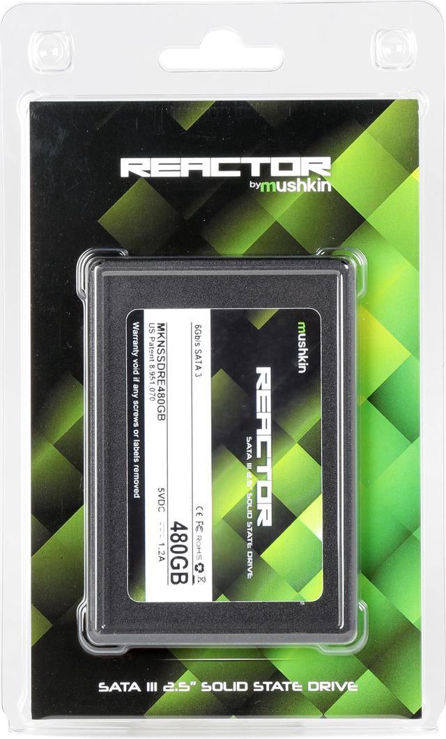 Alt view image 6 of 5 - Mushkin Enhanced Reactor 2.5" 480GB SATA III MLC Internal Solid State Drive (SSD) MKNSSDRE480GB