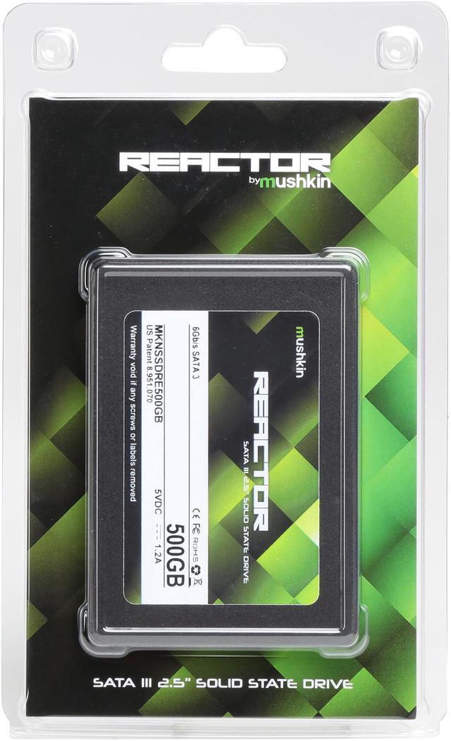 Alt view image 6 of 5 - Mushkin Enhanced Reactor 2.5" 500GB SATA III MLC Internal Solid State Drive (SSD) MKNSSDRE500GB