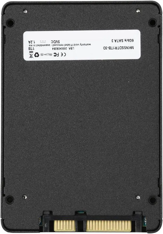 Alt view image 4 of 5 - Mushkin Enhanced Triactor 3D 2.5" 1TB SATA III 3D TLC Internal Solid State Drive (SSD) MKNSSDTR1TB-3D