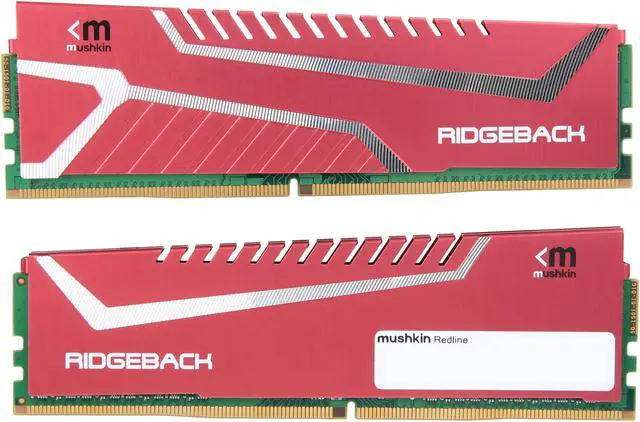 Alt view image 2 of 3 - Mushkin Enhanced Redline 16GB (2 x 8GB) DDR4 3200 (PC4 25600) Desktop Memory Model MRB4U320GJJM8GX2