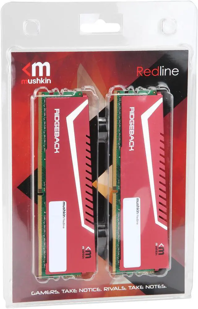 Alt view image 3 of 3 - Mushkin Enhanced Redline 16GB (2 x 8GB) DDR4 3200 (PC4 25600) Desktop Memory Model MRB4U320GJJM8GX2