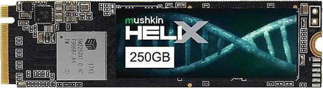 Main image of Mushkin Enhanced Helix-L M.2 2280 250GB PCIe Gen3 x4 NVMe 1.3 3D TLC Internal Solid State Drive (SSD) MKNSSDHL250GB-D8