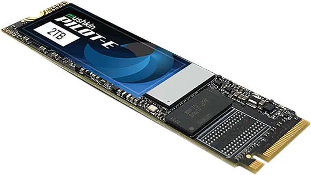 Alt view image 6 of 8 - Mushkin Pilot-E 2TB PCIe Gen3 x4 NVMe 1.3 M.2 (2280) Internal SSD - Up to 3,500MBs - Opal Data Encryption - MKNSSDPE2TB-D8