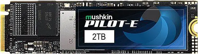 Alt view image 4 of 8 - Mushkin Pilot-E 2TB PCIe Gen3 x4 NVMe 1.3 M.2 (2280) Internal SSD - Up to 3,500MBs - Opal Data Encryption - MKNSSDPE2TB-D8