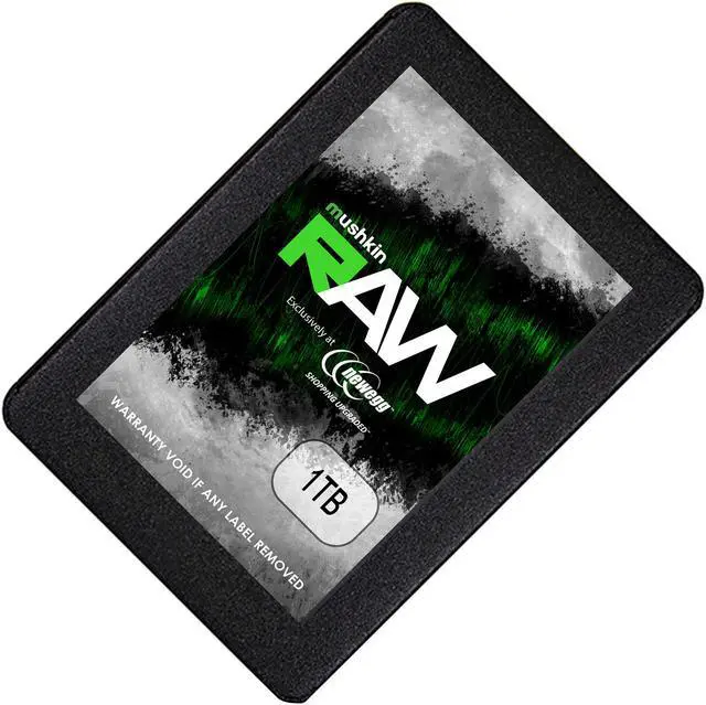 Alt view image 2 of 4 - Mushkin Enhanced RAW Series 2.5" 1TB SATA III 3D TLC Internal Solid State Drive (SSD) MKNSSDRW1TB