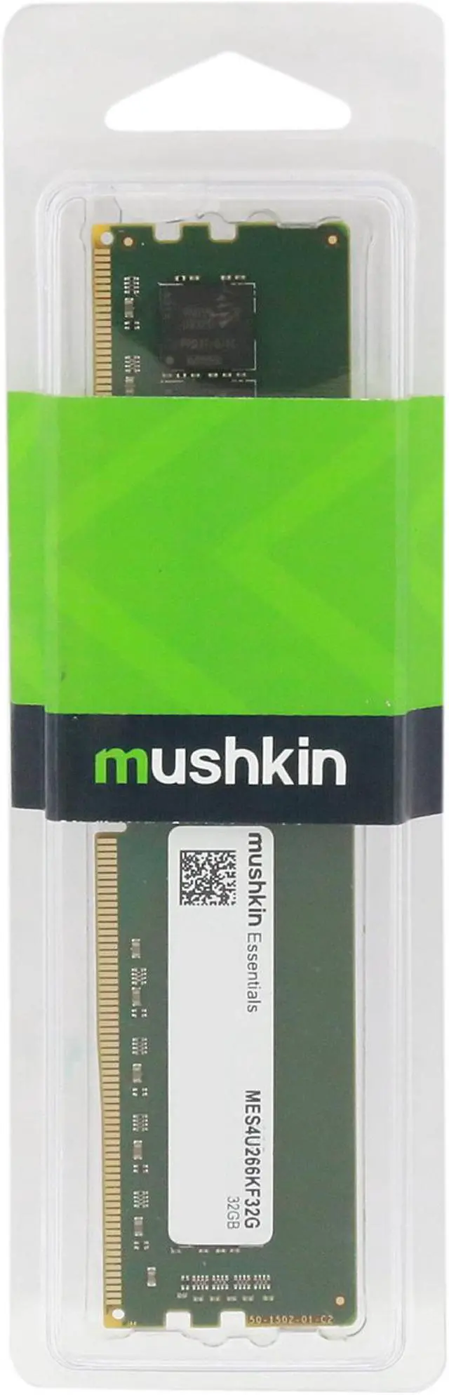 Alt view image 2 of 2 - Mushkin Enhanced Essentials 32GB DDR4 2666 (PC4 21300) Desktop Memory Model MES4U266KF32G