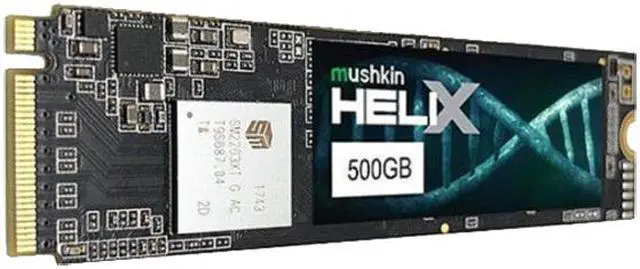 Alt view image 2 of 2 - Mushkin Enhanced Helix-LT M.2 2280 500GB PCIe Gen3 x4 NVMe 1.3 3D TLC Internal Solid State Drive (SSD) MKNSSDHT500GB-D8