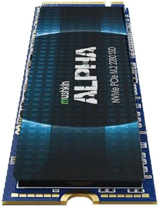 Alt view image 4 of 4 - Mushkin Enhanced ALPHA M.2 2280 4TB PCI-e Gen3 x4 NVMe 1.3 3D NAND Internal Solid State Drive (SSD) MKNSSDAL4TB-D8