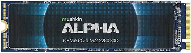 Main image of Mushkin Enhanced ALPHA M.2 2280 4TB PCI-e Gen3 x4 NVMe 1.3 3D NAND Internal Solid State Drive (SSD) MKNSSDAL4TB-D8