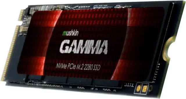 Alt view image 3 of 7 - Mushkin Enhanced Gamma M.2 2280 1TB PCIe Gen4 x4 NVMe 1.3 3D QLC Internal Solid State Drive (SSD) MKNSSDGA1TB-D8