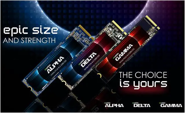 Alt view image 6 of 8 - Mushkin Enhanced Delta M.2 2280 2TB PCIe Gen4 x4 NVMe 1.3 3D QLC Internal Solid State Drive (SSD) MKNSSDDE2TB-D8