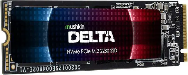 Alt view image 5 of 8 - Mushkin Enhanced Delta M.2 2280 2TB PCIe Gen4 x4 NVMe 1.3 3D QLC Internal Solid State Drive (SSD) MKNSSDDE2TB-D8