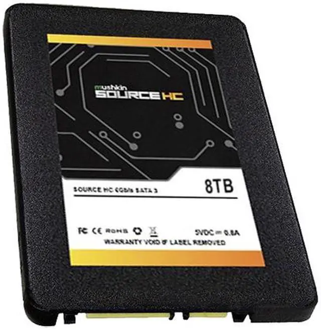Alt view image 2 of 3 - Mushkin Enhanced SOURCE HC 2.5" 8TB SATA III 3D TLC Internal Solid State Drive (SSD) MKNSSDHC8TB