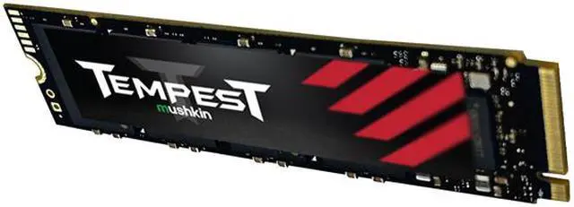 Alt view image 3 of 6 - Mushkin Tempest 512GB PCIe Gen3 x4 NVMe 1.4 M.2 (2280) Internal SSD - Up to 3,300MBs - MKNSSDTS512GB-D8