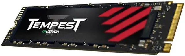 Alt view image 5 of 6 - Mushkin Tempest 512GB PCIe Gen3 x4 NVMe 1.4 M.2 (2280) Internal SSD - Up to 3,300MBs - MKNSSDTS512GB-D8