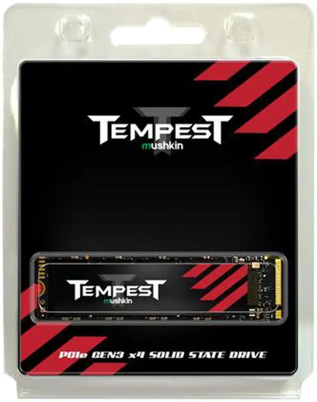 Alt view image 6 of 6 - Mushkin Tempest 512GB PCIe Gen3 x4 NVMe 1.4 M.2 (2280) Internal SSD - Up to 3,300MBs - MKNSSDTS512GB-D8