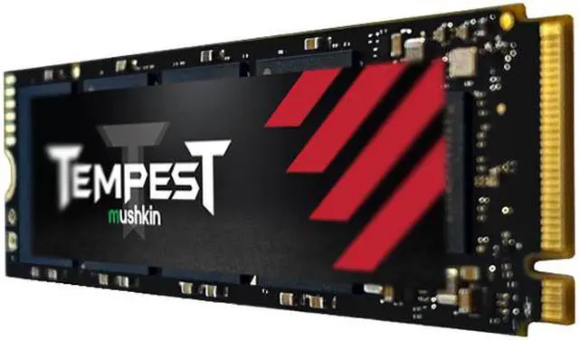 Alt view image 4 of 6 - Mushkin Tempest 256GB PCIe Gen3 x4 NVMe 1.4 M.2 (2280) Internal SSD - Up to 3,100MBs - MKNSSDTS256GB-D8