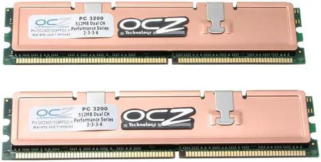 OCZ Performance Series 1GB (2 x 512MB) DDR 400 (PC 3200