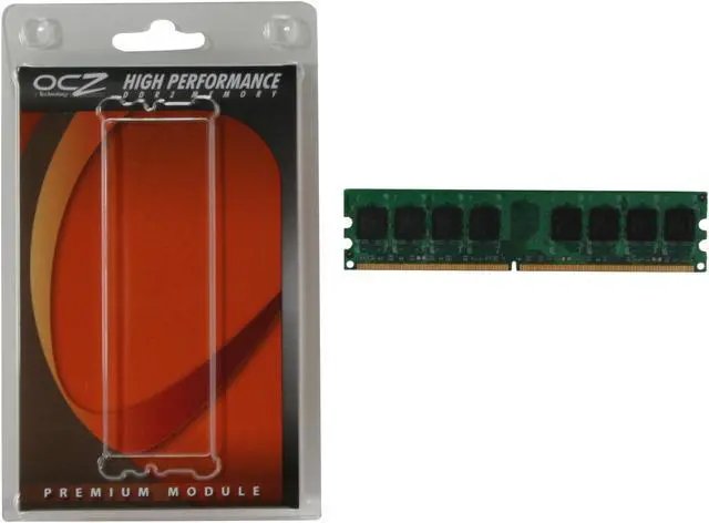 Alt view image 3 of 3 - OCZ Value Series 1GB DDR2 667 (PC2 5400) Desktop Memory Model OCZ26671024V