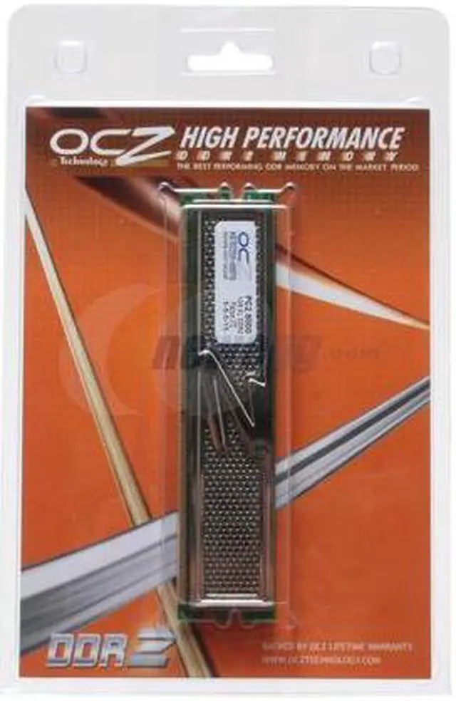 Alt view image 2 of 2 - OCZ Platinum 1GB DDR2 1000 (PC2 8000) Desktop Memory Model OCZ2P10001G