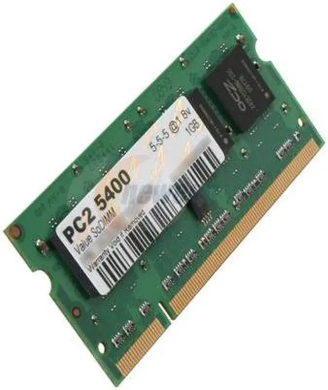 Main image of OCZ Value 1GB 200-Pin DDR2 SO-DIMM DDR2 667 (PC2 5400) Laptop Memory Model OCZ26671024VSO