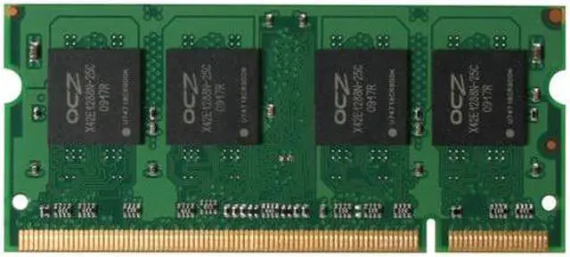 Alt view image 2 of 3 - OCZ Value 1GB 200-Pin DDR2 SO-DIMM DDR2 667 (PC2 5400) Laptop Memory Model OCZ26671024VSO