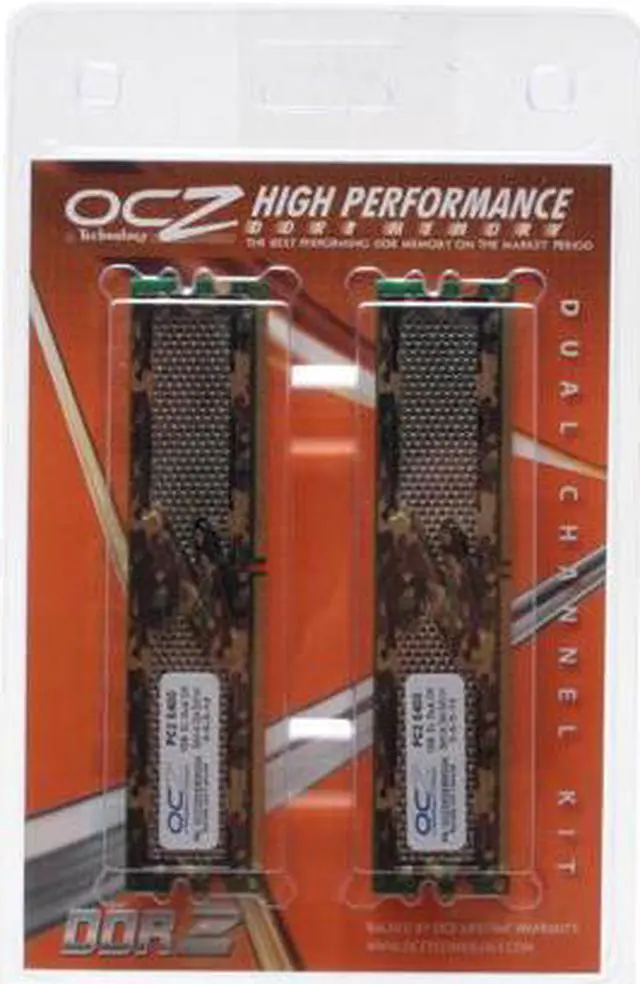 Alt view image 2 of 2 - OCZ S.O.E 2GB (2 x 1GB) DDR2 800 (PC2 6400) Dual Channel Kit Desktop Memory Model OCZ2SOE8002GK