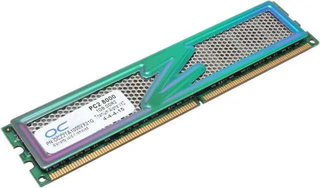 Main image of OCZ Titanium Alpha VX2 1GB DDR2 1000 (PC2 8000) Desktop Memory Model OCZ2TA1000VX21G