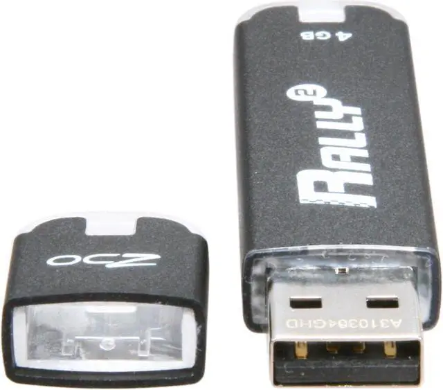 Alt view image 3 of 5 - OCZ Rally2 4GB USB 2.0 Flash Drive OCZUSBR2DC-4GB